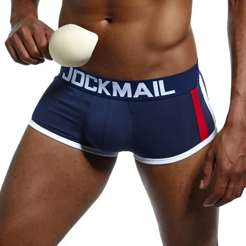 Peek-a-Boo Package Padded Boxers/Briefs