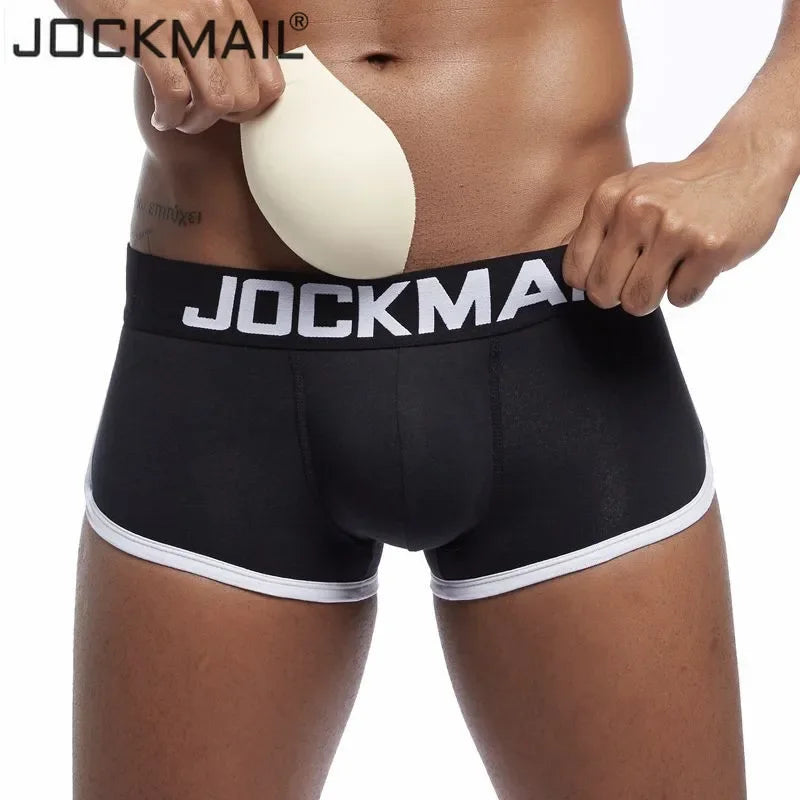 Peek-a-Boo Package Padded Boxers/Briefs