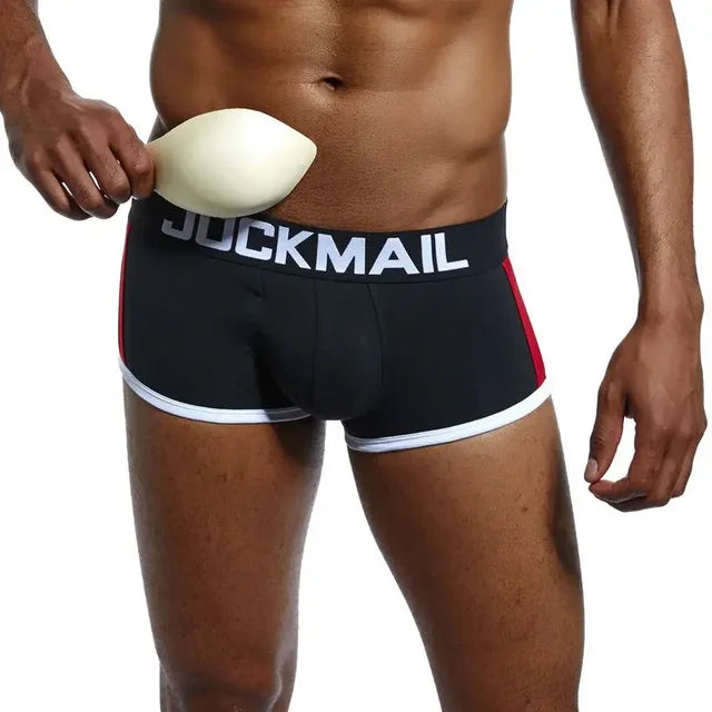 Peek-a-Boo Package Padded Boxers/Briefs